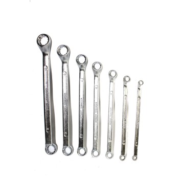 Taparia Ring Spanner Full Set Open Double Ended Chrome Plated